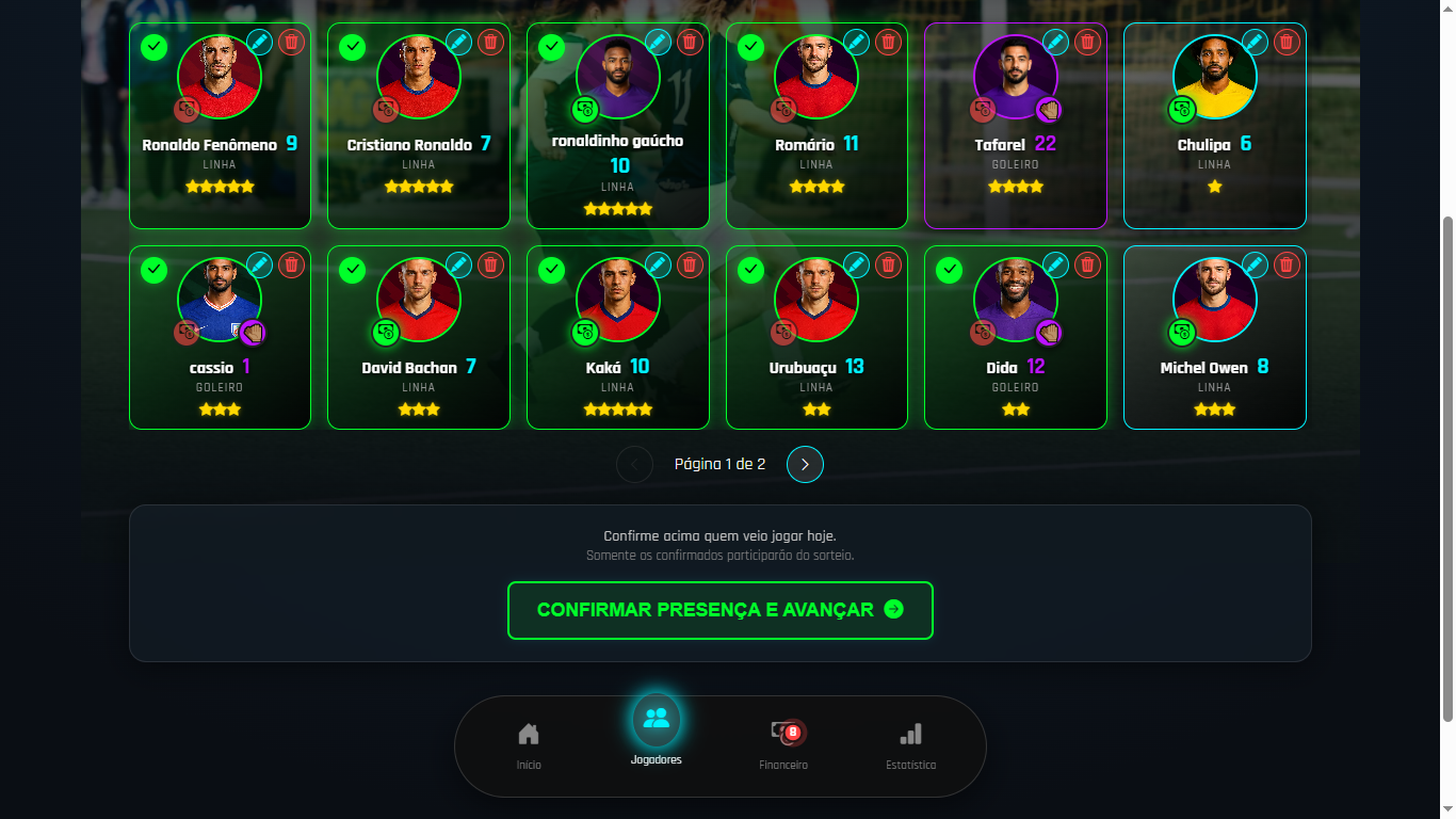 Tela 3 do DigiSúmula Futebol