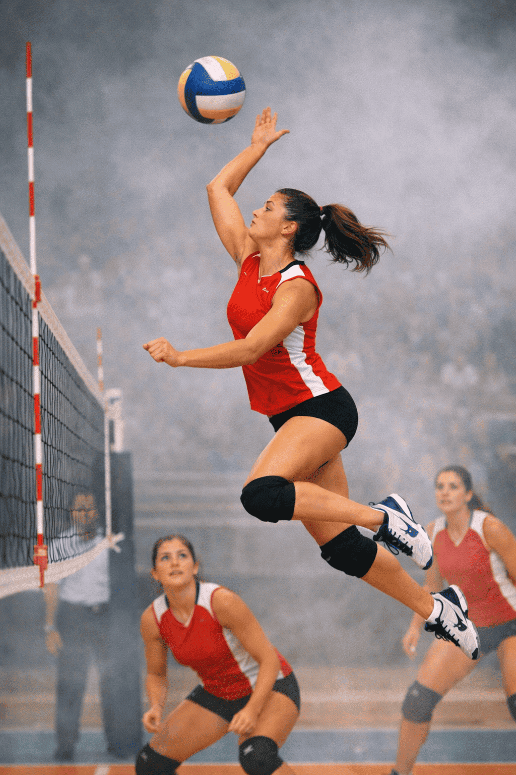 Ataque no módulo de vôlei